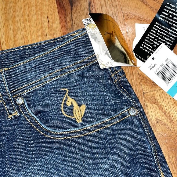 NEW  Baby Phat Side Zipper Down On Leg Jeans 16 - Picture 5 of 17